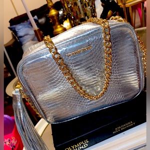 Victoria Secret Silver n gold Chain Crossbody